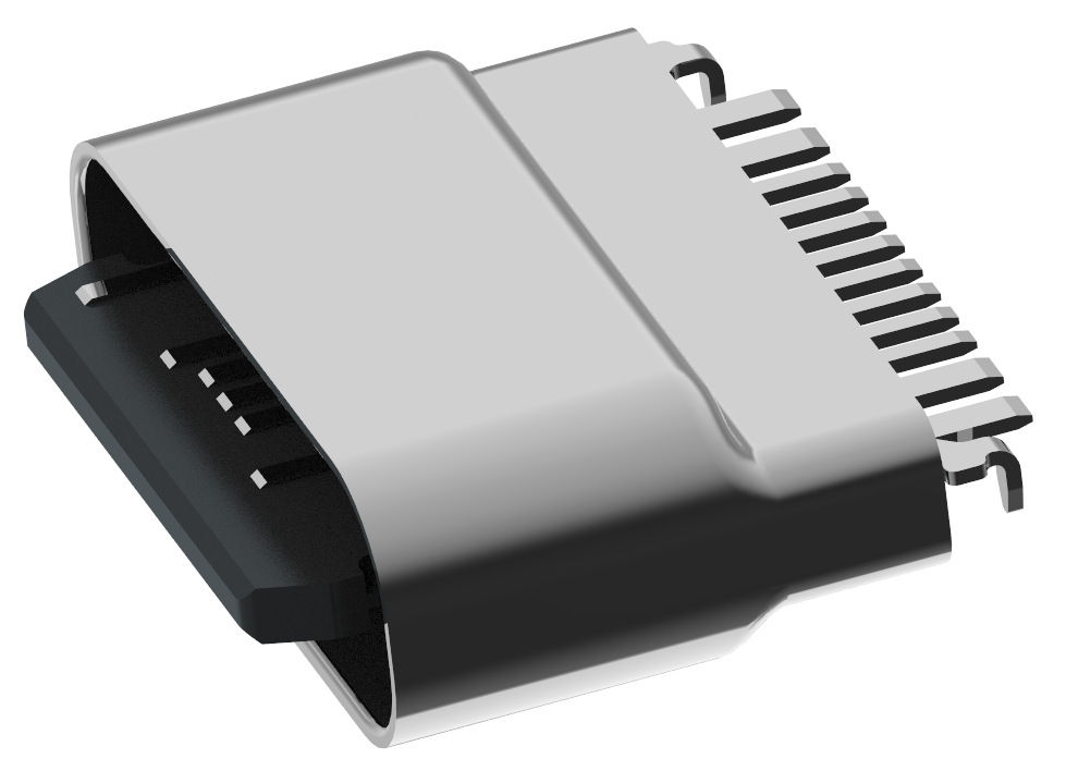 XB-ATCF-12-002 TYP C 12P weibliche Basis wasserdichte Stretchschale ohne Fußschutz L=7.6MM, SMT exponiert 1.0MM, Ladedatenversion